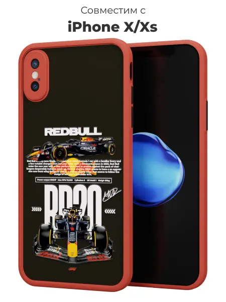 ABX-case Чехол-бампер на iPhone X XS формула 1