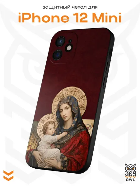 OWL369 Чехол на Apple iPhone 12 mini с православным принтом