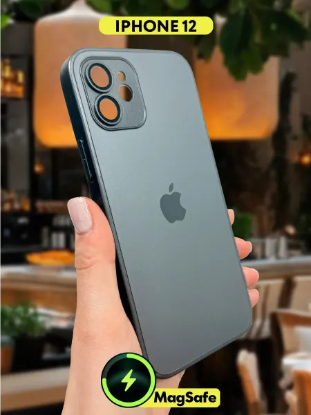 ЧехлоПро Чехол на iphone 12 Magsafe стеклянный