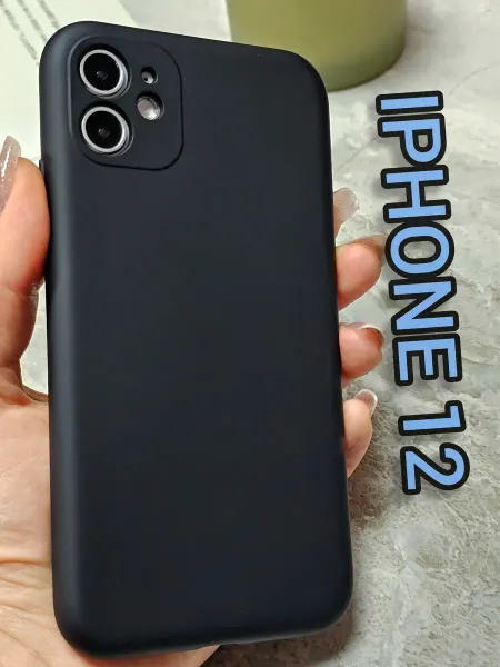 Pigeon1 Чехол на iphone 12 черный под оригинал