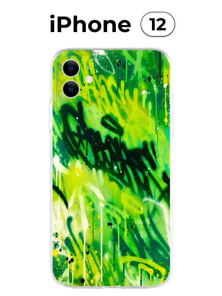 UV Shop Чехол на iPhone 12 с принтом (Граффити)