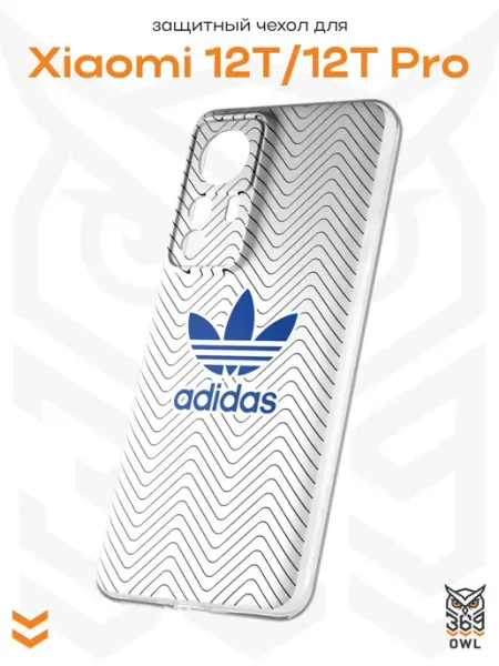 OWL369 Чехол на Xiaomi 12T 12T Pro с принтом Adidas