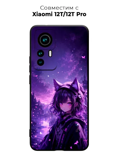 Vip Case Чехол на Xiaomi 12T 12T Pro Аниме Девушка Кошка