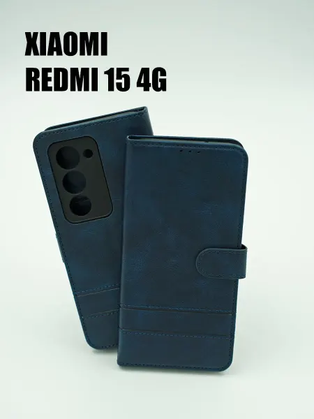 Not typical Чехол на Xiaomi Redmi 15 4G книжка синий