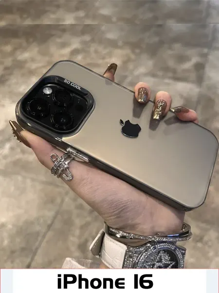 Чехол для iPhone 16 логотип apple