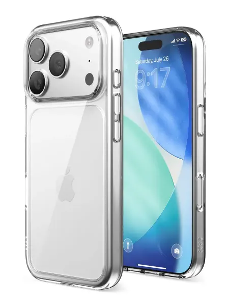 Elago Чехол на iPhone 17 Pro Max, HYBRID Clear прозрачный