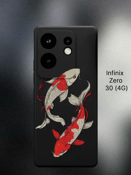 ABX-case Чехол на Infinix Zero 30 с рыбами