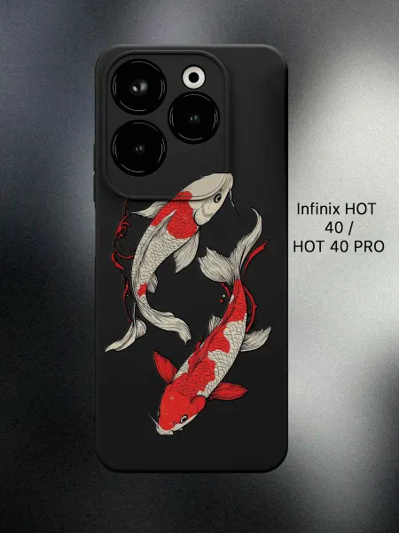 ABX-case Чехол на Infinix HOT 40 с рыбами