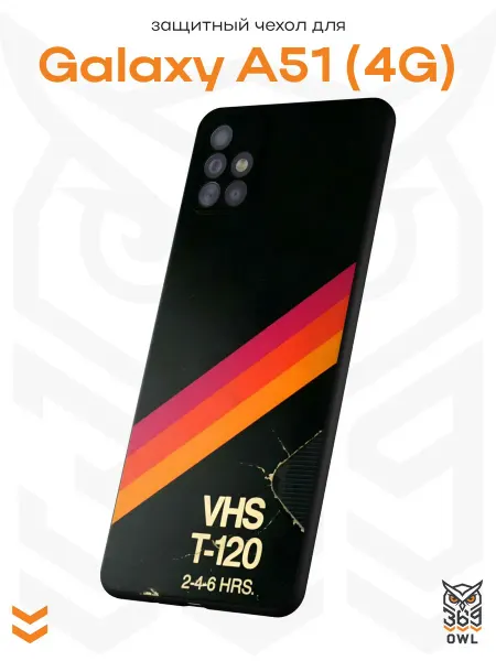 OWL369 Чехол на Samsung A51 4G с принтом Ретро