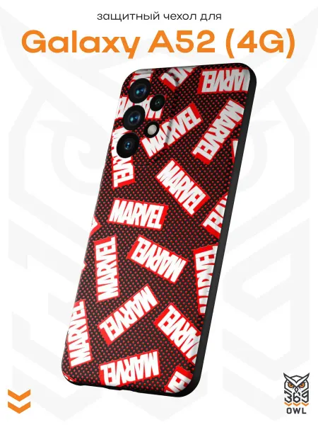 OWL369 Чехол на Samsung A52 4G с принтом MARVEL