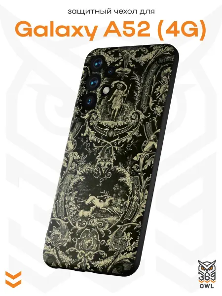 OWL369 Чехол на Samsung A52 4G с принтом Орнамент pinterest