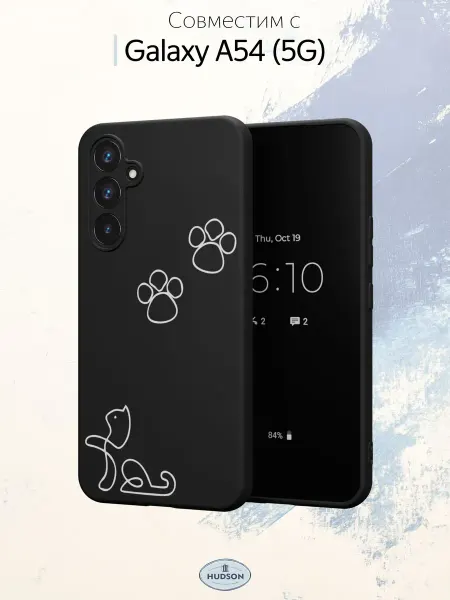 Hudson Store Чехол на Samsung A54 5G с принтом Котик