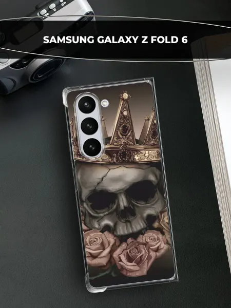 Samsung Чехол на Galaxy Z Fold 6 с черепом