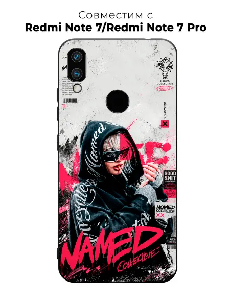 Vip Case Чехол на Xiaomi Redmi Note 7 Redmi Note 7 Pro Y2K Opium
