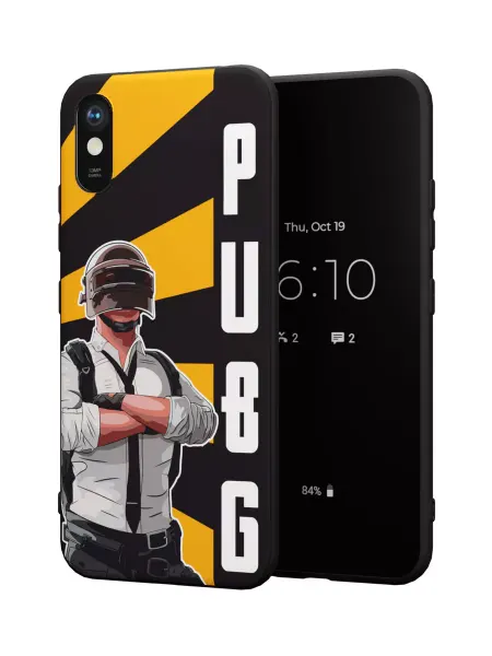 Ясномаркет Чехол на Xiaomi Redmi 9A с принтом PUBG