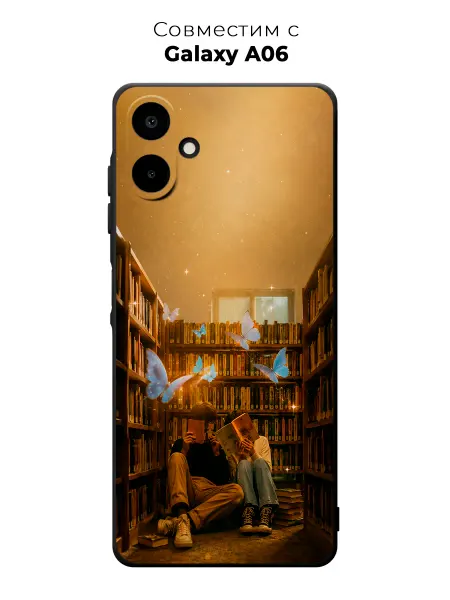 Vip Case Чехол на Samsung Galaxy A06 Книжная магия для двоих