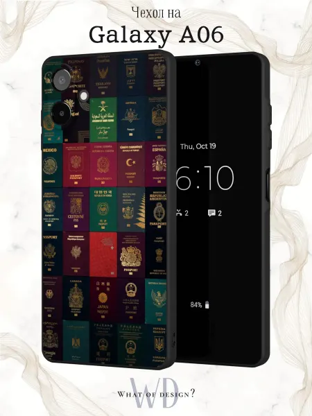 What of Design? Чехол на Samsung A06 с летним принтом