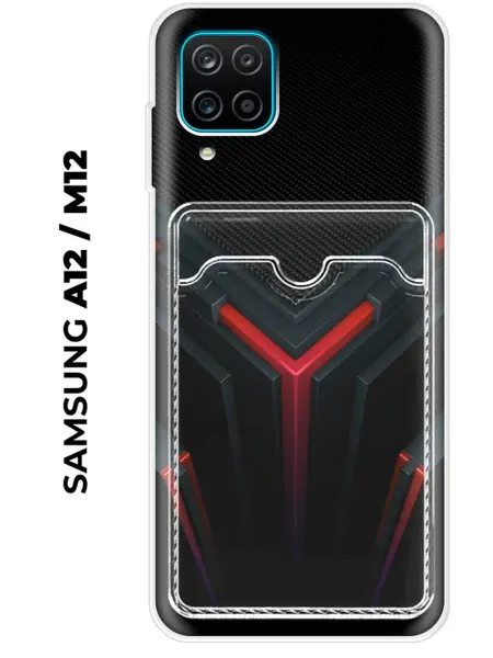 NOOTO Чехол с карманом на Samsung A12 (для Самсунг А12)