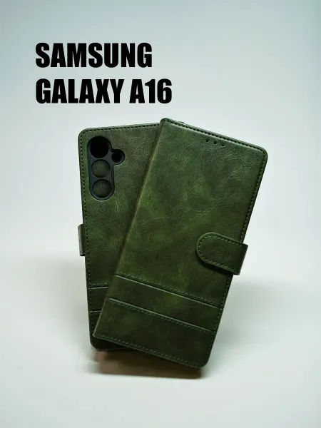 Not typical Чехол на Samsung A16 книжка зеленый