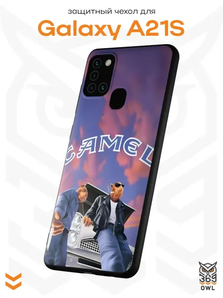 OWL369 Чехол на Samsung A21S с принтом Camel