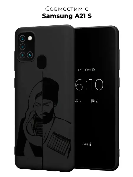 Vip Case Чехол на Samsung Galaxy A21S Муж и жена Кавказ