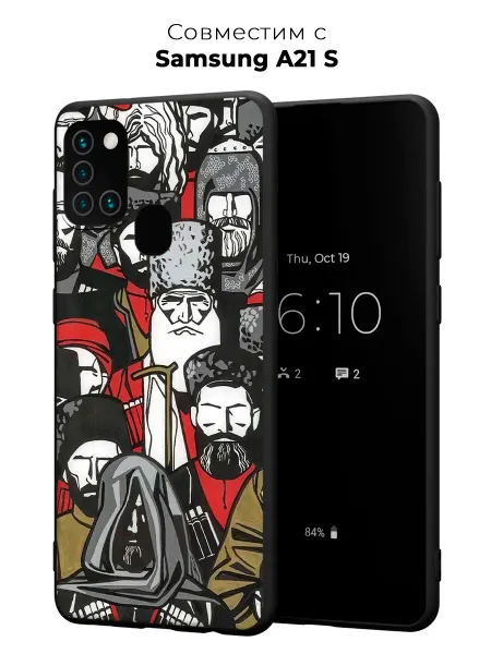 Vip Case Чехол на Samsung Galaxy A21S Этно Кавказ