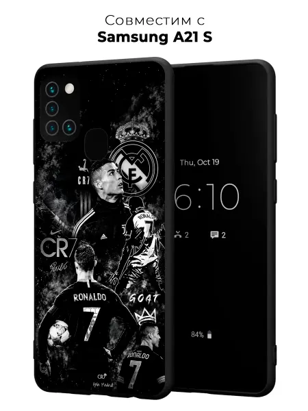 Vip Case Чехол на Samsung Galaxy A21S Криштиану Роналду