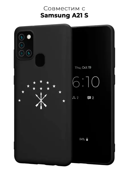 Vip Case Чехол на Samsung Galaxy A21S Черкесский флаг