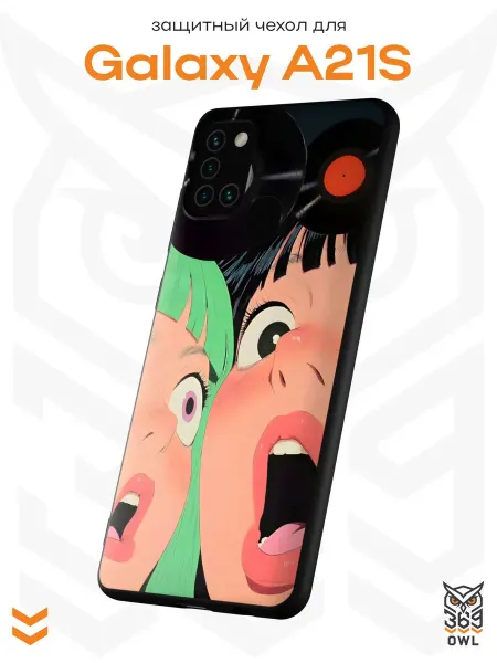 OWL369 Чехол на Samsung A21S с принтом Аниме