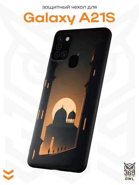 OWL369 Чехол на Samsung A21S с принтом Мечеть