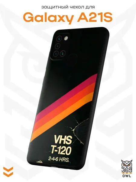 OWL369 Чехол на Samsung A21S с принтом Ретро