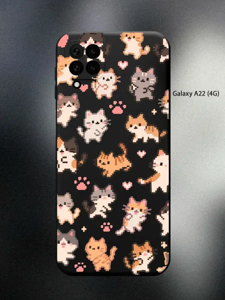 ABX-case Чехол на Samsung A22 с котиком