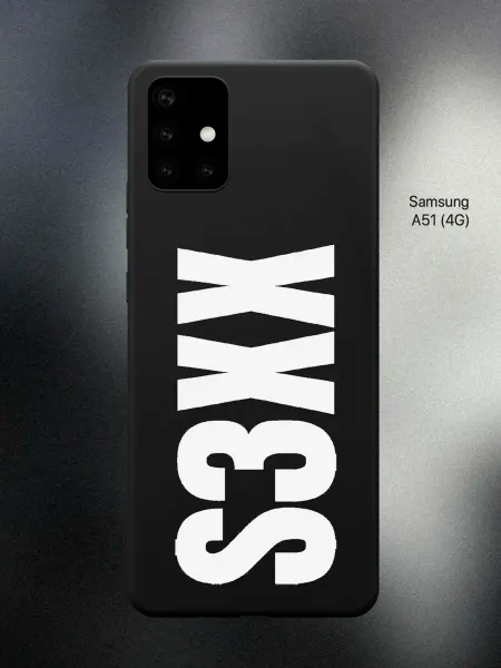 ABX-case Чехол на Samsung A51 с надписью