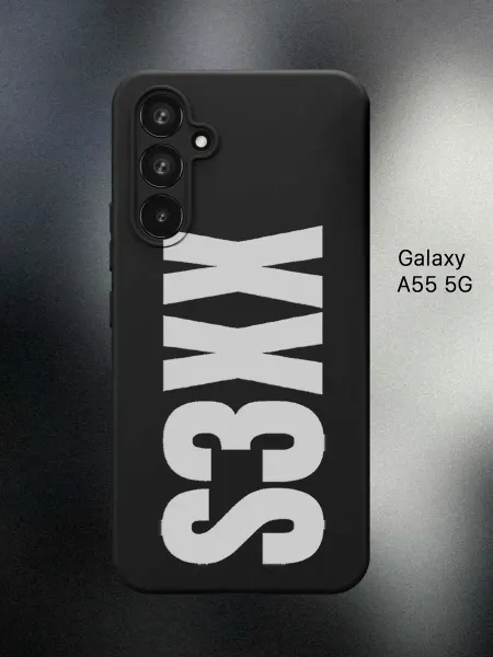 ABX-case Чехол на Galaxy A55 с надписью