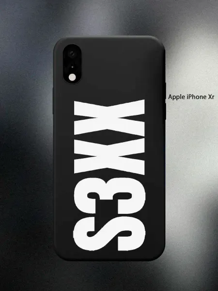 ABX-case Чехол на iPhone XR с надписью