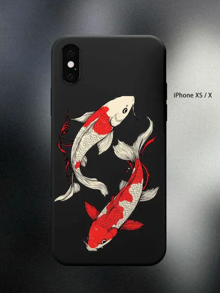 ABX-case Чехол на iPhone XS с рыбами