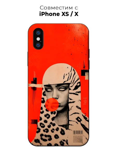 Vip Case Чехол на Apple iPhone X Xs Y2K Девушка