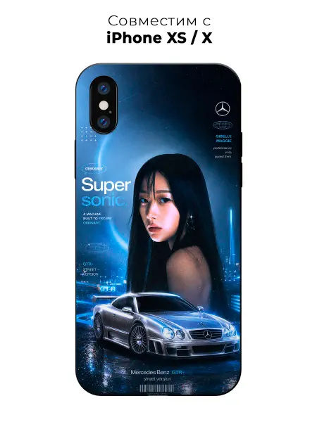 Vip Case Чехол на Apple iPhone X Xs Y2K Мерседес