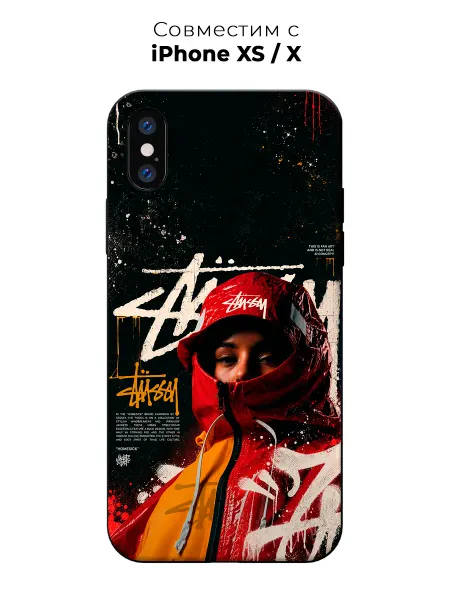 Vip Case Чехол на Apple iPhone X Xs Y2K Стусси