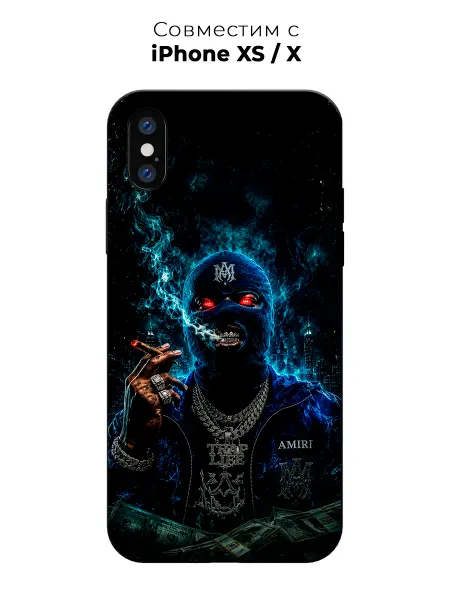 Vip Case Чехол на Apple iPhone X Xs Гангстер в балаклаве