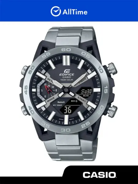 Casio Часы наручные водонепроницаемые кварцевые спортивные большие