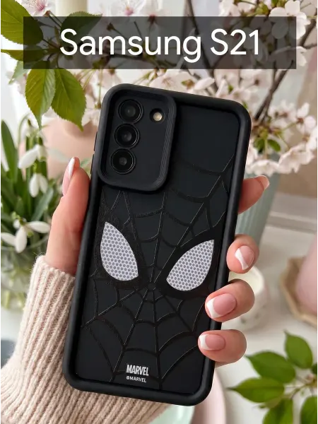 Red Cat Чехол на Samsung Galaxy S21 Человек-Паук MARVEL