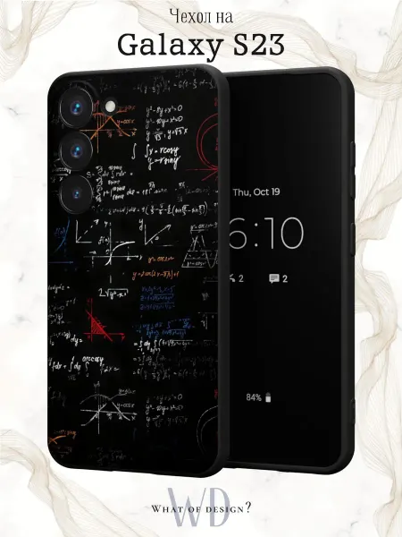 What of Design? Чехол на Samsung S23 с принтом y2k