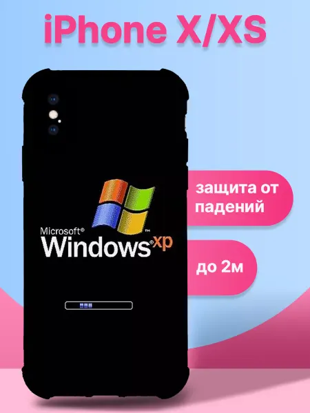 INKIT Чехол на iPhone X XS силиконовый Windows XP