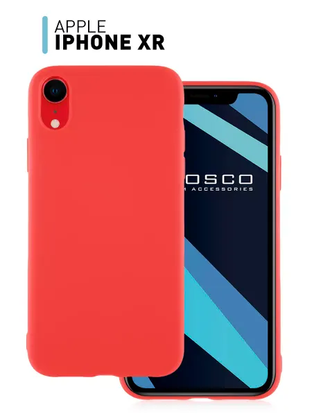 Rosco Тонкий чехол на iPhone XR красный