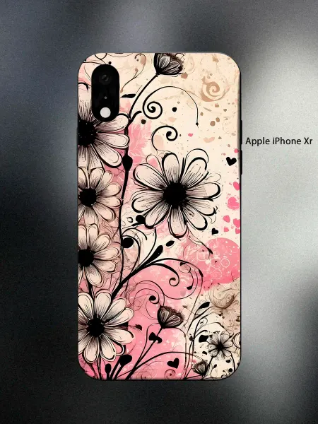 ABX-case Чехол на iPhone XR с цветочками