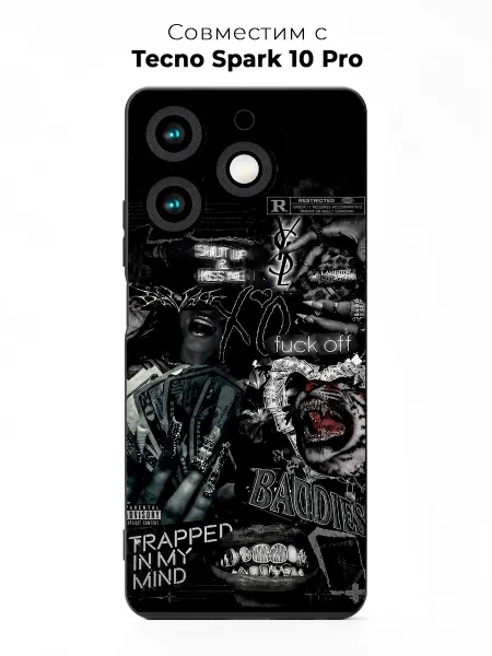 Vip Case Чехол на Tecno Spark 10 Pro Y2K Baddies
