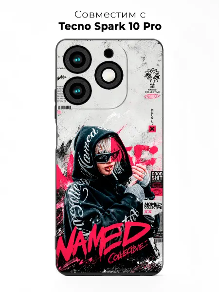 Vip Case Чехол на Tecno Spark 10 Pro Y2K Opium