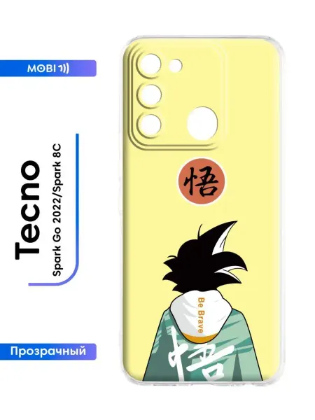 2Case Прозрачная накладка Tecno Spark GO 2022 Spark 8C