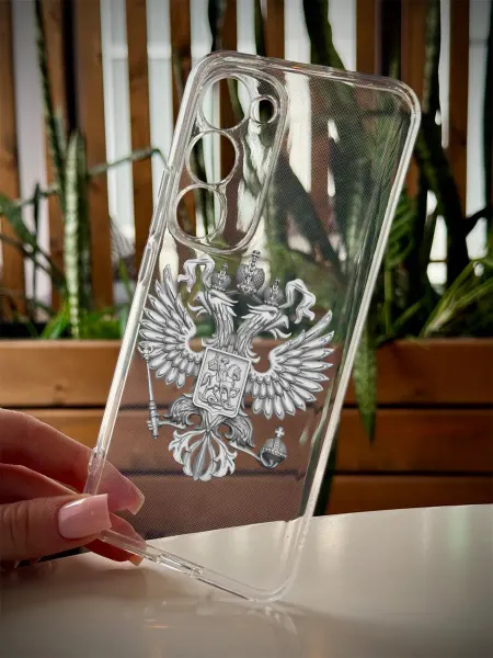 YG case Чехол на Tecno Spark 40 Pro+ с принтом Герб РФ